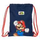 Backpack with Strings Super Mario World Navy Blue 26 x 34 x 1 cm