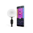 Plug Anal Magic Motion Blanco Negro