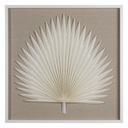 Lienzo Deco Blanco Taupé 80 x 4 x 80 cm