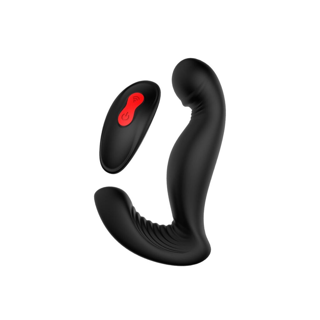 Anal Vibrator Dream Toys Essentials P-Pleaser Black