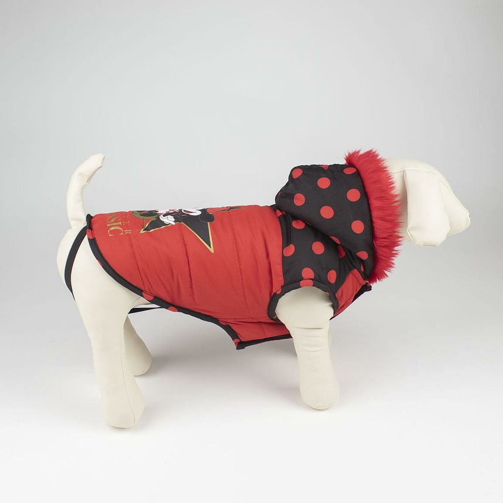 Dog Coat Minnie Mouse Red L