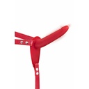 Consolador con arnés Fetish Tentation Rojo Silicona