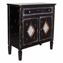 Recibidor Alexandra House Living Negro 36 x 88 x 80 cm