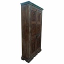 Armario Alexandra House Living Marrón Madera Reciclada 45 x 220 x 122 cm