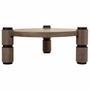 Centre Table Alexandra House Living Brown Wood Iron Plate Fir wood 110 x 46 x 110 cm
