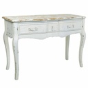 Recibidor Alexandra House Living Blanco 50 x 80 x 115 cm