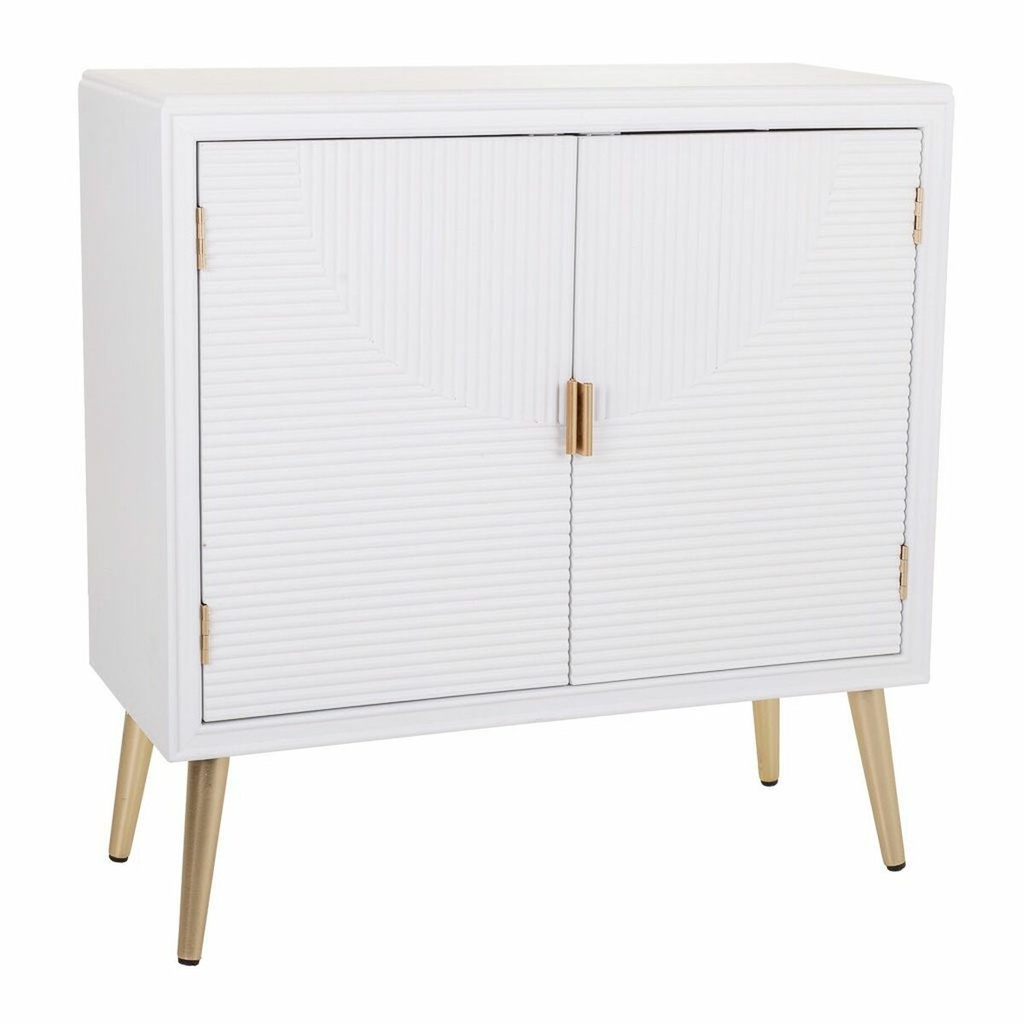 Recibidor Alexandra House Living Dorado 36 x 81 x 80 cm