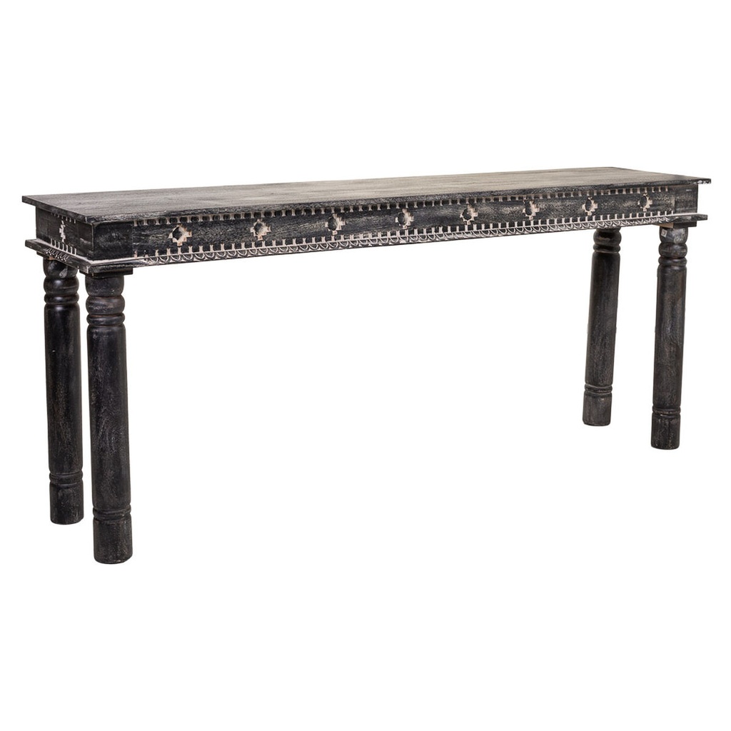 Recibidor Alexandra House Living Negro 41 x 76 x 175 cm