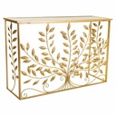 Recibidor Alexandra House Living Dorado 40 x 80 x 120 cm