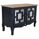 Recibidor Alexandra House Living Negro 36 x 56 x 83 cm