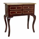 Hall Table with Drawers Alexandra House Living Dark brown 33 x 73 x 71 cm