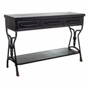 Recibidor Alexandra House Living Negro 43 x 81 x 122 cm