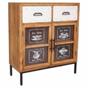 Recibidor Alexandra House Living Natural 36 x 91 x 80 cm