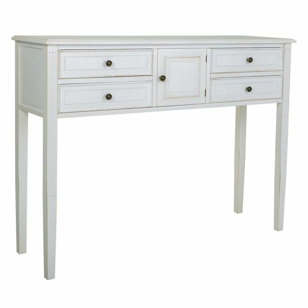 Hall Table with Drawers Alexandra House Living White 36 x 92 x 120 cm