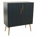 Recibidor Alexandra House Living Gris Dorado 37 x 84 x 75 cm