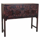 Hall Table with Drawers Alexandra House Living Red 40 x 102 x 120 cm
