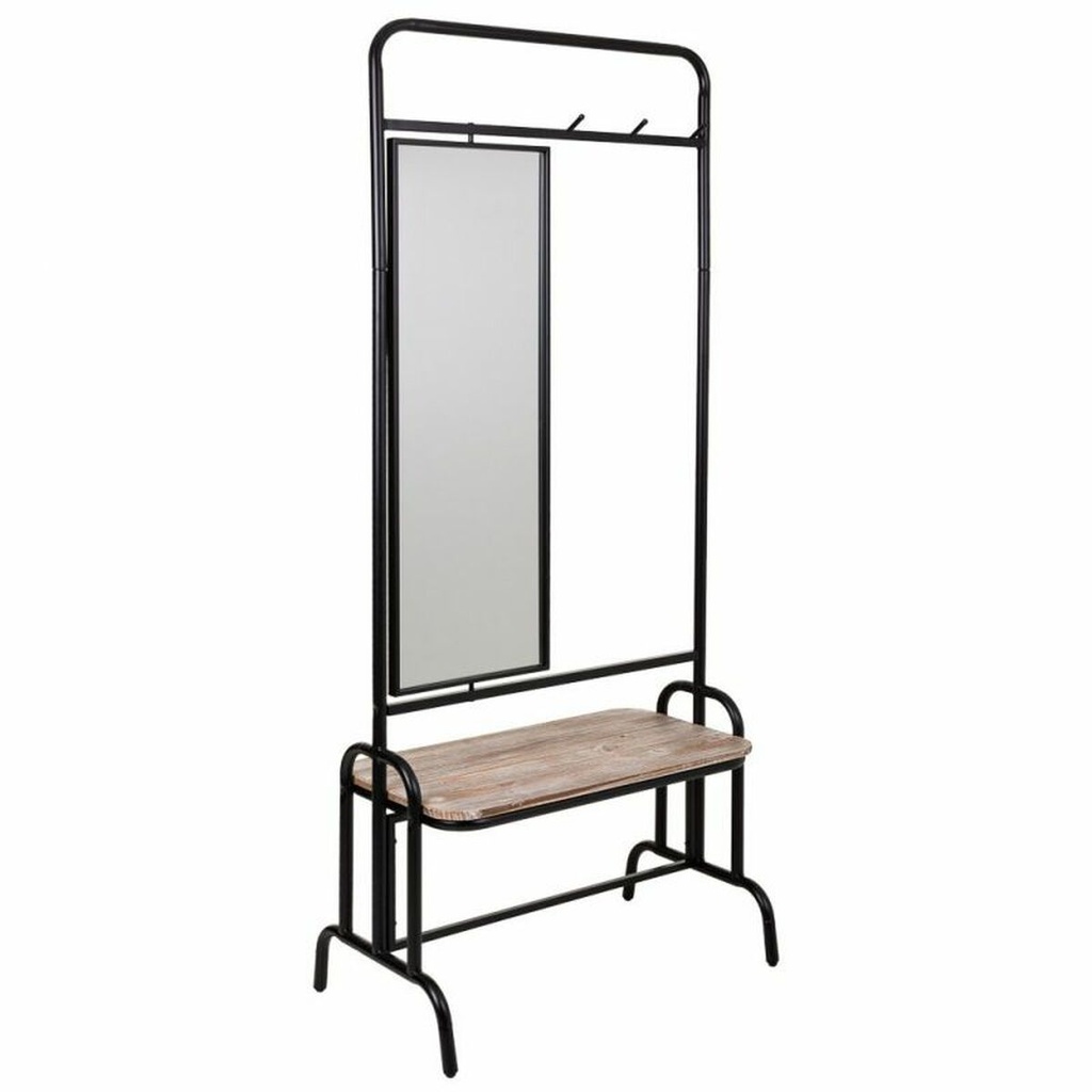 Recibidor Alexandra House Living Negro 45 x 181 x 77 cm