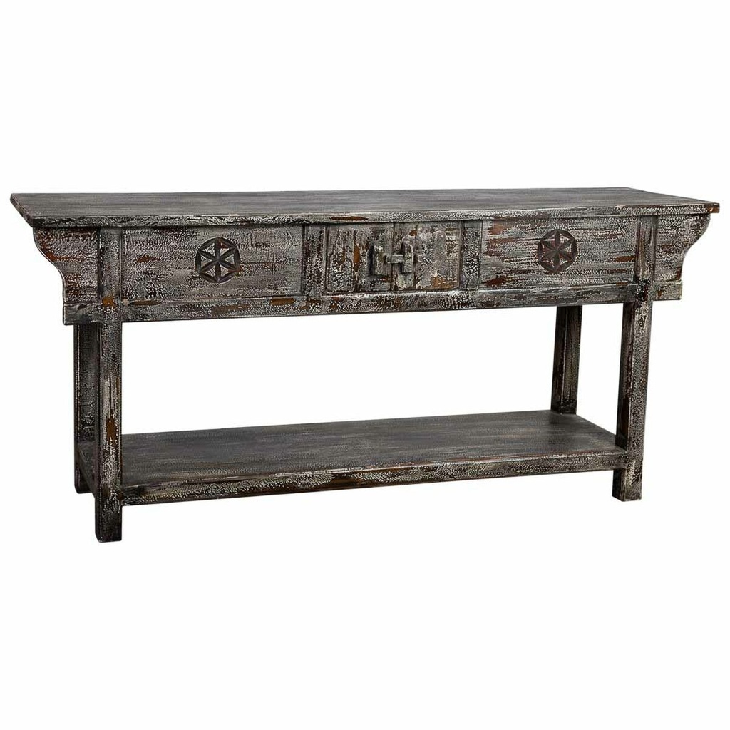 Recibidor con Cajones Alexandra House Living Azul 45 x 80 x 181 cm