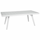 Mesa auxiliar Alexandra House Living Blanco 65 x 48 x 125 cm