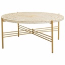 Centre Table Alexandra House Living White Metal Fir wood MDF Wood 80 x 36 x 80 cm
