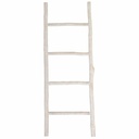 Shelves Alexandra House Living White Paolownia wood 3 x 120 x 44 cm Staircase