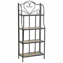 Shelves Alexandra House Living Black Iron Tile 27 x 133 x 57 cm