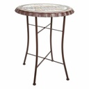 Table Alexandra House Living White 60 x 71 x 60 cm