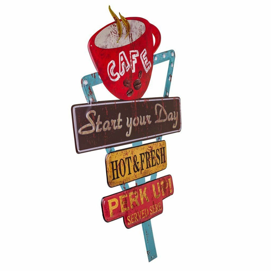 Wall Plate Alexandra House Living Iron 50 x 1 x 58 cm Signs