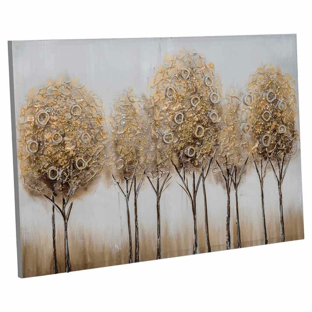 Cuadro Alexandra House Living Nature Lienzo Madera de abeto 90 x 3 x 60 cm