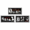 Painting 3D Alexandra House Living Glass Plastic 53 x 2 x 26 cm 3 Pieces