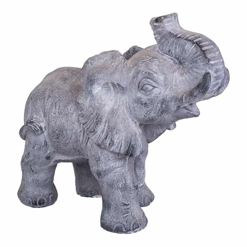 Figura Decorativa Alexandra House Living Gris Elefante 26 x 40 x 35 cm
