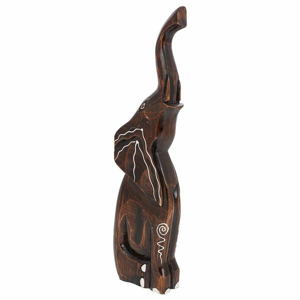 Decorative Figure Alexandra House Living Light brown Elephant 6 x 50 x 14 cm