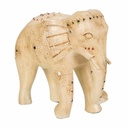Decorative Figure Alexandra House Living White Elephant 11 x 24 x 24 cm