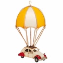 Decorative Figure Alexandra House Living Yellow Balloon Car Parachute 17 x 31 x 18 cm