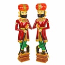Decorative Figure Alexandra House Living Ethnic 20 x 90 x 31 cm 2 Pieces
