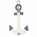 Hanging decoration Alexandra House Living White 6 x 40 x 30 cm Anchor