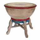 Drum Alexandra House Living Mango wood 48 x 44 x 48 cm