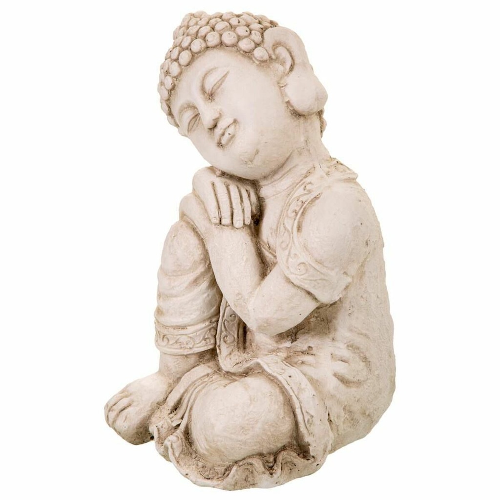 Decorative Figure Alexandra House Living Grey Buddha 25 x 34 x 25 cm