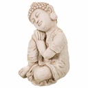 Decorative Figure Alexandra House Living Grey Buddha 25 x 34 x 25 cm