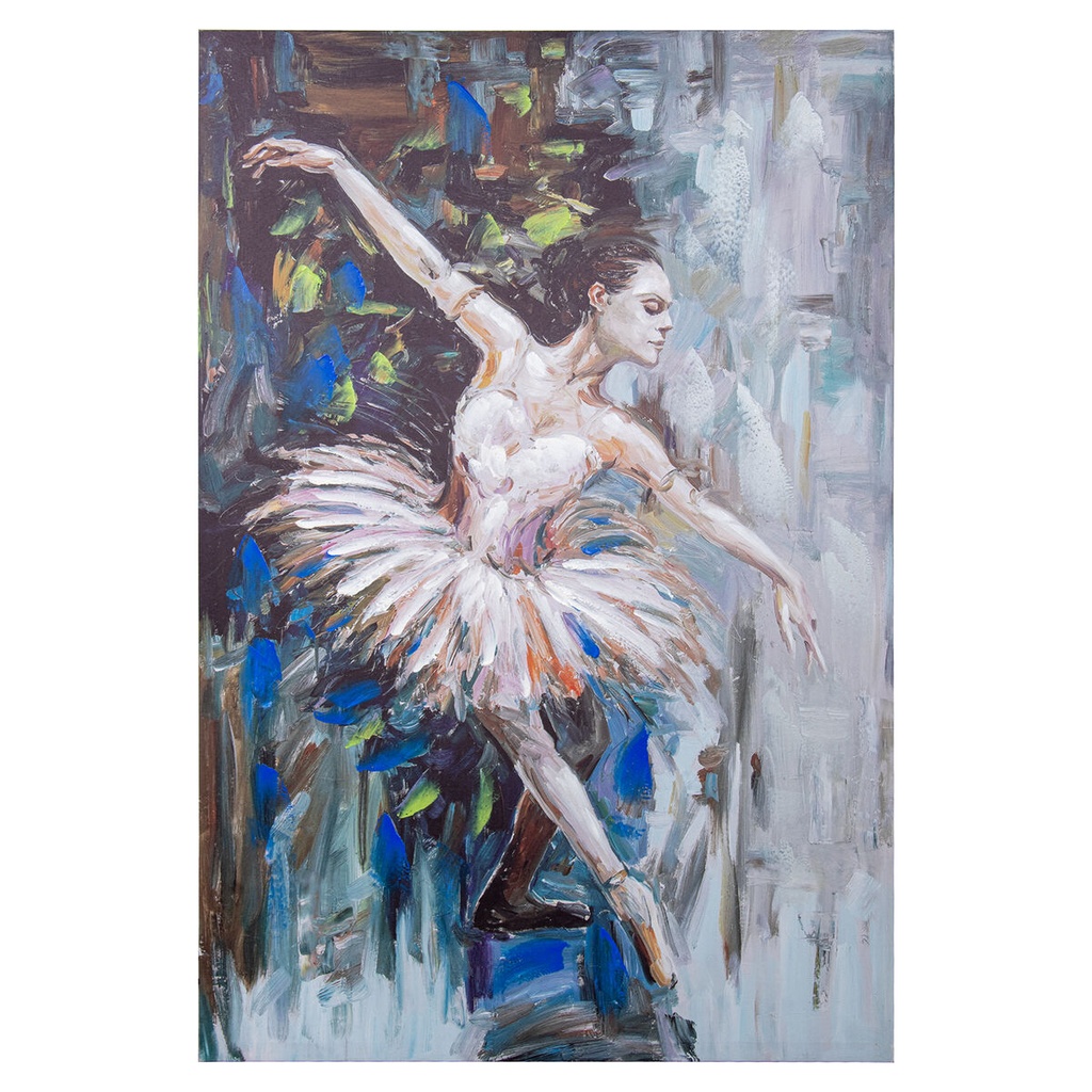 Canvas Alexandra House Living Wood 80 x 120 x 3 cm Ballerina