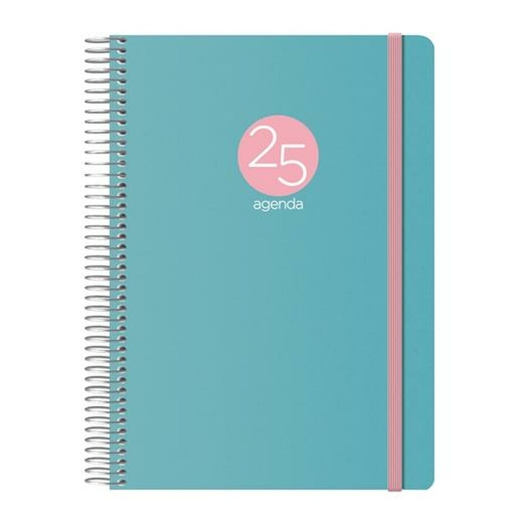 Agenda DOHE Memphis Verde Cuarto 15 x 21 cm Anual 2025