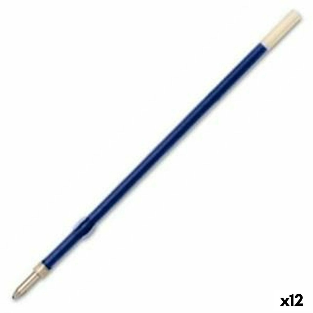 Recambio para bolígrafo Pilot BP-GP Azul Bola 0,4 mm 12 Unidades