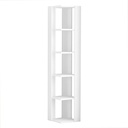 Corner Shelves Alexandra House Living White Wood MDP 33 x 161 x 33 cm 5 Shelves