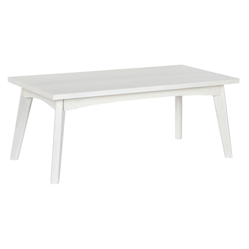 Mesa de Centro Home ESPRIT Blanco Madera de mango 115 x 55 x 45 cm