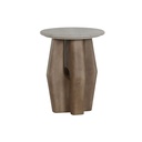 Mesa auxiliar Home ESPRIT Madera Mármol 40 x 40 x 51 cm