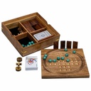 Set de juegos tradicionales Alexandra House Living Marrón 23 x 5 x 23 cm 5 en 1
