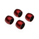 Anillo servilletero Versa Rojo Polipropileno 4,7 x 3,2 x 4,7 cm 4 Piezas