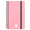Agenda Finocam OPAQUE Rosa Mini 7,9 x 12,7 cm 2025