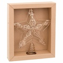 Christmas star Gold Metal 25 x 5,5 x 30 cm