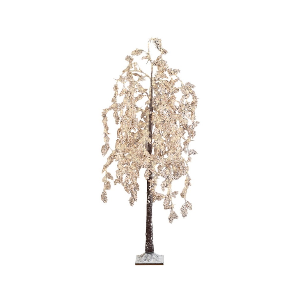 Árbol de Navidad Lumineo Nevado Sauce MicroLED